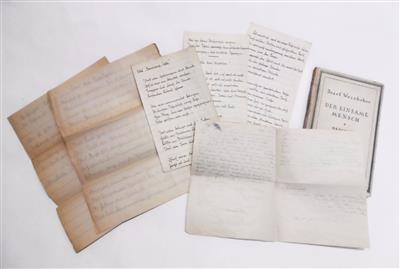 Weinheber, Josef, - Autogramy, rukopisy, papíry