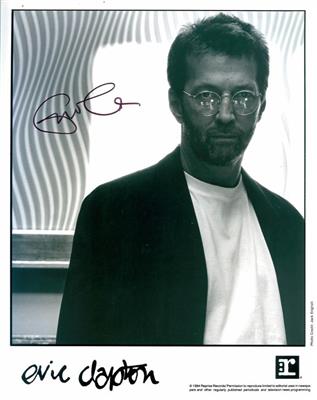 Clapton, Eric, - Autogramy, rukopisy, papíry