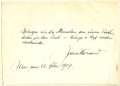 Harand, Irene, - Autographs, manuscripts, certificates