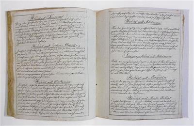 Kochbuch, - Autographs, manuscripts, certificates