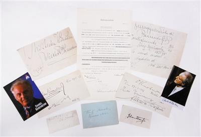 Komponisten, Dirigenten - Autographs, manuscripts, certificates