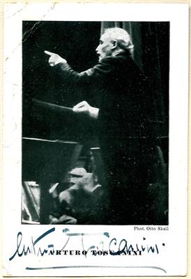 Toscanini, Arturo, - Autografi, manoscritti, atti