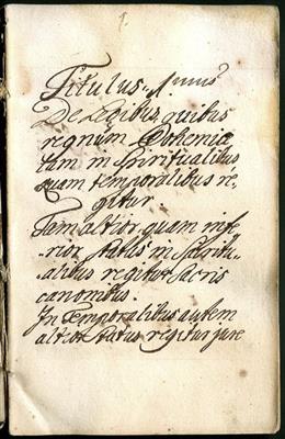 Böhmen, - Autographen, Handschriften, Urkunden