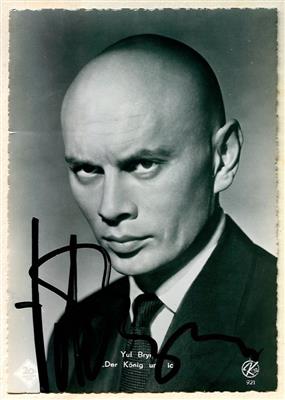 Brynner, Yul, - Autogramy