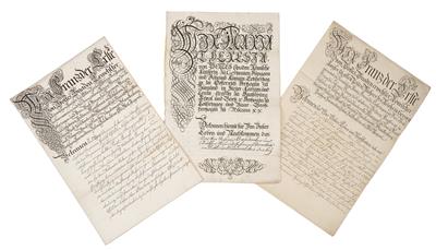 Franz I. Stephan, - Autographen, Handschriften, Urkunden