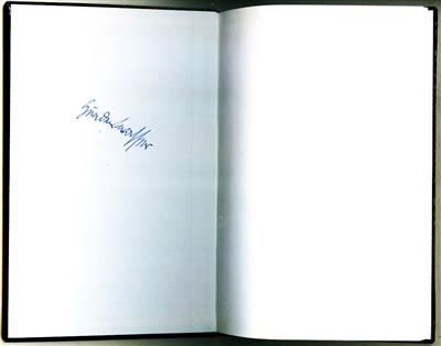 Hundertwasser Friedensreich, - Autografi