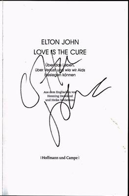 John, Elton, - Autogramy