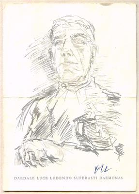 Kokoschka, Oskar, - Autografi