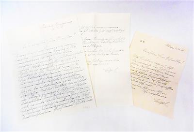 Seipel, Ignaz, - Autographen, Handschriften, Urkunden