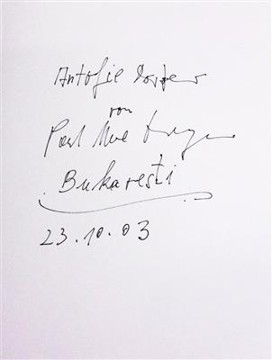 Dreyer, Paul Uwe, - Autographen, Handschriften und Urkunden
