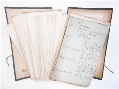 Genealogie, - Autographen, Handschriften und Urkunden
