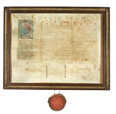 Karl VI., - Autographs, manuscripts, certificates
