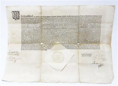 Maximilian II., - Autographs, manuscripts, certificates