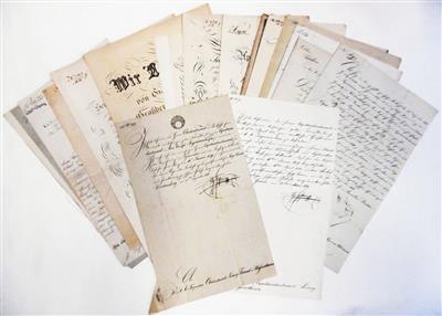 Österreich, - Autographs, manuscripts, certificates
