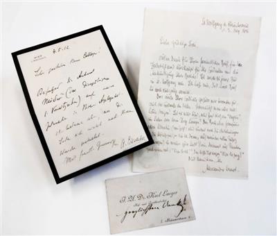 Österreich, - Autographen, Handschriften und Urkunden
