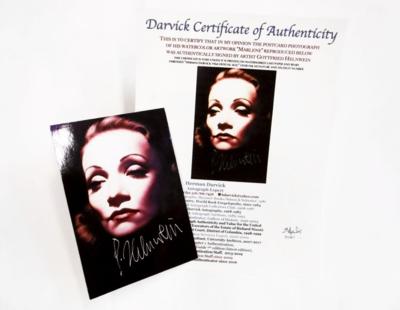 Helnwein, Gottfried, - Autographs, manuscripts, certificates