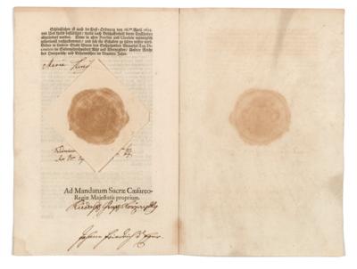 Maria Theresia, - Autographen, Handschriften, Urkunden