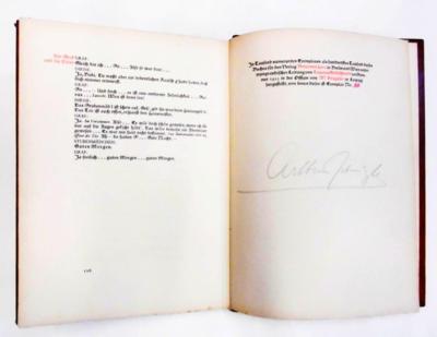 Schnitzler, Arthur, - Autographen, Handschriften, Urkunden