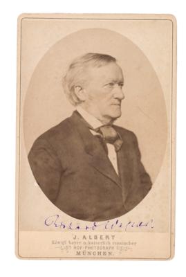 Wagner, Richard, - Autographen, Handschriften, Urkunden