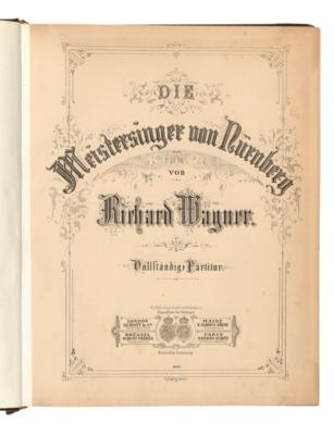 Wagner, Richard, - Autografy, rukopisy, certifikáty