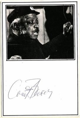 Count Basie, - Autografy, rukopisy, dokumenty