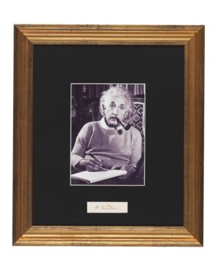 Einstein, Albert, - Autographen, Handschriften, Urkunden