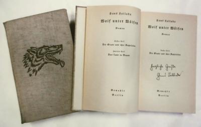 Fallada, Hans, - Autographs, manuscripts, documents