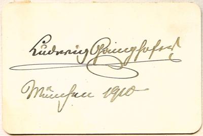 Ganghofer, Ludwig, - Autografy, rukopisy, dokumenty