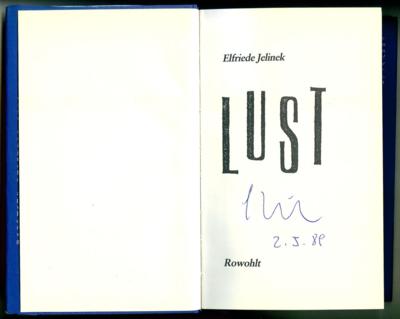 Jelinek, Elfriede, - Autografi, manoscritti, documenti