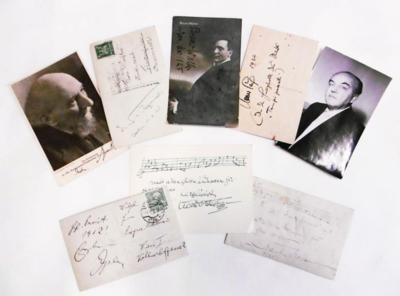 Komponisten u. a., - Autographs, manuscripts, documents