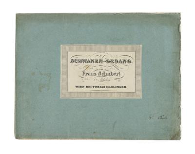 Schubert, Franz, - Autographs, manuscripts, documents