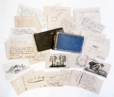 Stammbuchkasette, - Autographs, manuscripts, documents
