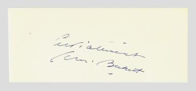 Beckett, Samuel, - Autographen, Handschriften, Urkunden