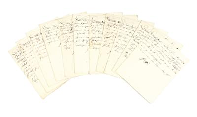 Franz I. (II.), - Autografi, manoscritti, documenti
