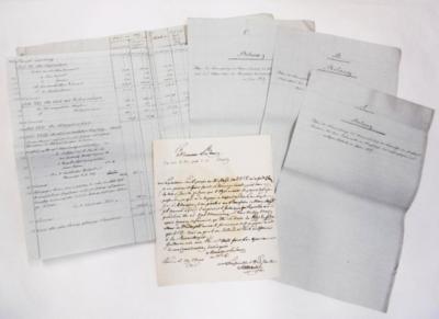 Metternich, Clemens Wenzel Lothar, - Autografy, rukopisy, dokumenty