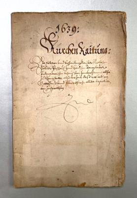 Niederösterreich, - Autografi, manoscritti, documenti