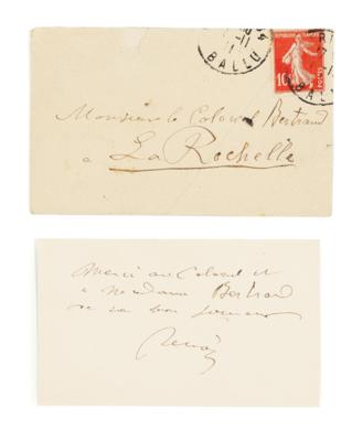 Renoir, - Autographs, manuscripts, documents