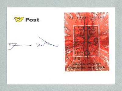 Sonderstempel, - Autografy, rukopisy, dokumenty