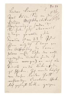 Strauss, Johann, - Autografy, rukopisy, dokumenty