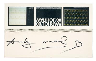 Warhol, Andy, - Autographen, Handschriften, Urkunden