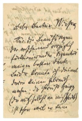 Furtwängler, Wilhelm, - Autografi, manoscritti, documenti