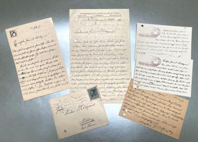 Ginzkey, Franz Karl, - Autografy, rukopisy, dokumenty