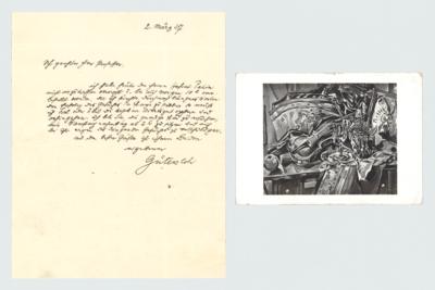 Gütersloh, Albert Paris, - Autografy, rukopisy, dokumenty