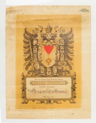 Österreich, Franz Joseph-Orden, - Autografi, manoscritti, documenti