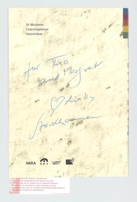 Stockhausen, Karlheinz, - Autografy, rukopisy, dokumenty
