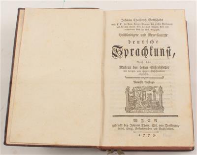 Gottsched, J. C. - Bücher und dekorative Grafik