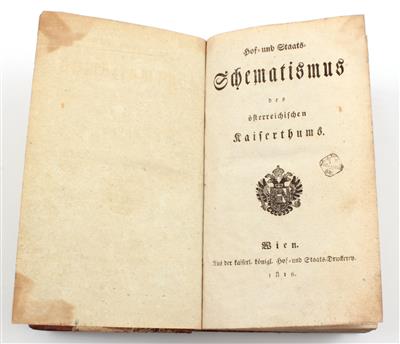 Hof- und Staats - Schematismus - Bücher und dekorative Grafik