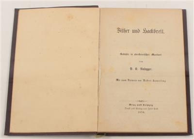 Rosegger, P. K. - Bücher und dekorative Grafik