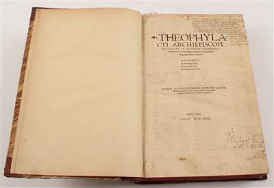 Theophylactus (de Achrida). - Knihy a dekorativní tisky
