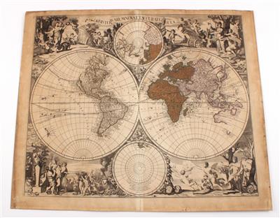 Weltkarte. - - Bücher und dekorative Grafik